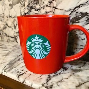 Starbucks Coffee Mug Cup 2020 Red Classic Mermaid Green Logo 12 oz.